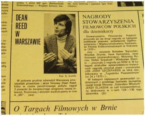 Dean Reed w Warszavie