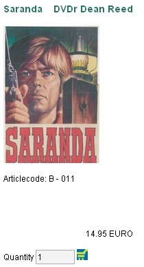 Saranda    DVDr Dean Reed